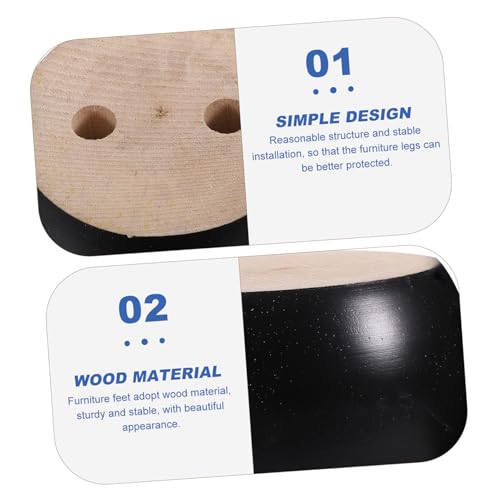 Housoutil 6 Stück Teiliges Massivholz Möbelfüße Bun Form Stabile Sofabeine Möbelbeine für Sofa Couch Bett Schrank zur Möbelerhöhung und Rutschfesten Stabilisierung Housoutil 6 Stück Teiliges Massivholz Möbelfüße Bun Form Stabile Sofabeine Möbelbeine für Sofa Couch Bett Schrank zur Möbelerhöhung und Rutschfesten Stabilisierung von Housoutil