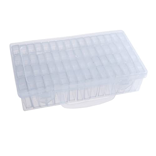 Housoutil 64gitter Fach Transparente Aufbewahrungsbox Mit Abnehmbaren Fächern Schmuck Organizer Für Perlen Ohrringe Und Nagelkunst Zubehör Kunststoff Lagerbox Mit Deckel Housoutil 64gitter Fach Transparente Aufbewahrungsbox Mit Abnehmbaren Fächern Schmuck Organizer Für Perlen Ohrringe Und Nagelkunst Zubehör Kunststoff Lagerbox Mit Deckel von Housoutil