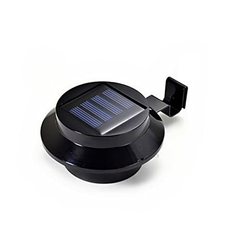 Housoutil 6 Stück Solar Zaunlampe Led Außenbeleuchtung Für Garten Automatisches Ein Ausschalten Schwarz Einfache Installation Solarleuchten Für Außenbereiche von Housoutil