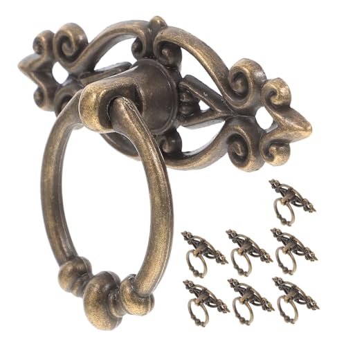 Housoutil 8 Stück Teiliges Vintage Möbelgriffe aus Zinklegierung Retro Schubladengriffe im Antikstil Robuste Bügelgriffe für Küchen Schlafzimmermöbel Zeitloses Design Kompatibel von Housoutil