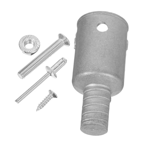 Housoutil Aluminiumlegierung Schraubadapter für Stiele Robuster Metall-gewindekopf Vielseitiger Ersatz für Mop Besenverlängerungsstangen Kompatibel mit Eisen- Aluminium- Edelstahl Housoutil Aluminiumlegierung Schraubadapter für Stiele Robuster Metall-gewindekopf Vielseitiger Ersatz für Mop Besenverlängerungsstangen Kompatibel mit Eisen- Aluminium- Edelstahl von Housoutil