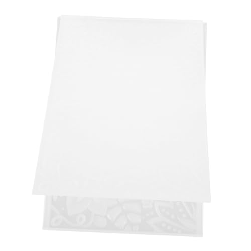 Housoutil Bump-prägeschablone Prägen Stempeln Prägefolder Für Die Kartenherstellung Texturiert Bunt Prägung Ordner Geprägt DIY Bastelvorlage Scrapbooking-vorlage Sterben Transparent Plastik von Housoutil