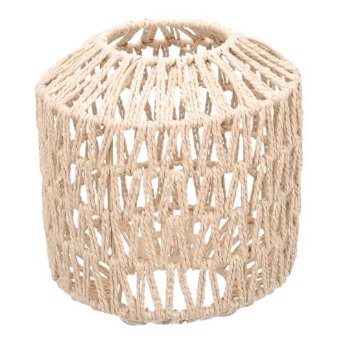 Housoutil Chinesischer Stil Lampenschirm aus Papierseil Kreative Deckenleuchte Abdeckung Vintage Rattan imitat Stabiler Lampenschirm für Wohnzimmer Restaurant Bar DIY Beleuchtung Housoutil Chinesischer Stil Lampenschirm aus Papierseil Kreative Deckenleuchte Abdeckung Vintage Rattan imitat Stabiler Lampenschirm für Wohnzimmer Restaurant Bar DIY Beleuchtung von Housoutil