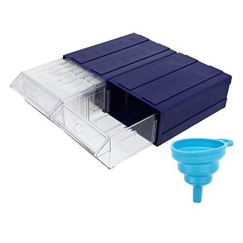 Housoutil DIY Aufbewahrungsbox für Diamant Malsets mit Fächer und Praktischen Schalen zur Organisation von Perlen Schmuck und Nailart Zubehör für Kreative Projekte und Bastelarbeiten von Housoutil
