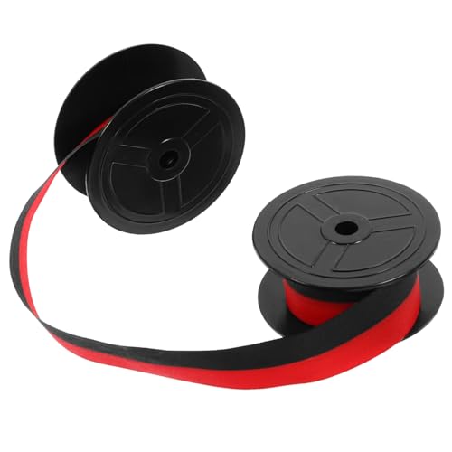 Housoutil Doppelspulen Farbband für Mechanische Schreibmaschine Langlebiges Ersatzband in Schwarz Rot Kompatibel mit Stardp Einfache Installation Klare Druckqualität von Housoutil