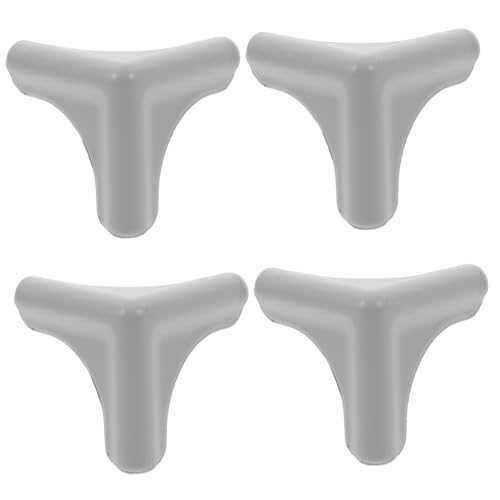 Eckenschutz aus weichem Silikon für Möbel und Dunstabzugshauben, Kollisionskantenschutz für die zu Hause, Mehrzweck-Tischschutz, grau, 4 Stück Eckenschutz aus weichem Silikon für Möbel und Dunstabzugshauben, Kollisionskantenschutz für die zu Hause, Mehrzweck-Tischschutz, grau, 4 Stück von Housoutil