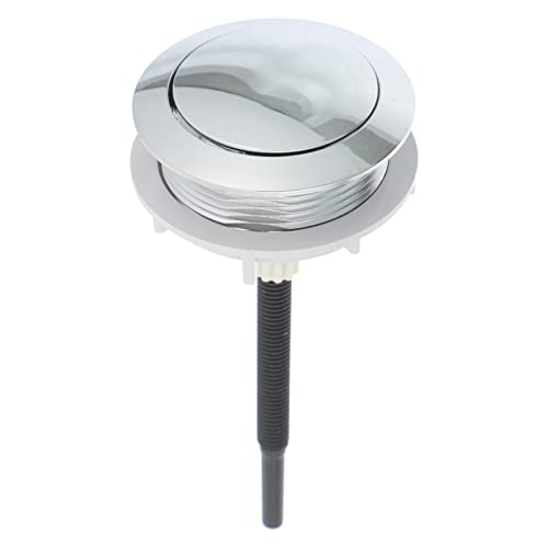 Housoutil Einzelne Toilette BULT- Taste WC- Wassertank- Druckknopf Runde Kopf Flush- Ersatz für Die Meiste Spülung Toilette 48 × 57Mm von Housoutil