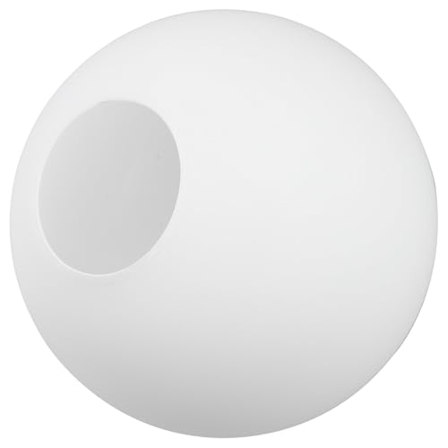 Housoutil Frosted Glass Lampshade Rund 12Cm Durchmesser Sphärischer Lampenschirm Für Deckenleuchten Und Pendelleuchten Weiße Glasabdeckung Für Wohnzimmer Und Schlafzimmer von Housoutil