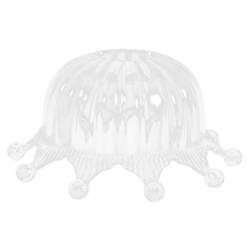 Housoutil Ersatz Lampenschirm Transparent Crown für Nachttischlampe Sockel Kunststoff Lampenschirm für Hängelampen Stilvoller und Eleganter Look Vielseitig Kompatibel Installieren Housoutil Ersatz Lampenschirm Transparent Crown für Nachttischlampe Sockel Kunststoff Lampenschirm für Hängelampen Stilvoller und Eleganter Look Vielseitig Kompatibel Installieren von Housoutil