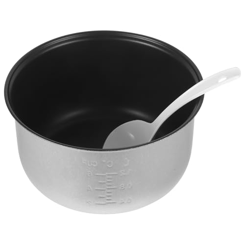 Housoutil Zubehör Ersatztopf Für Reiskocher Reiskocher Innerer Topf Ersatz Nichtstab Inner Cooking Pot Rice Cooker Liner Pot Container für 3L- Reiskocher- Topf Klebreiskocher von Housoutil