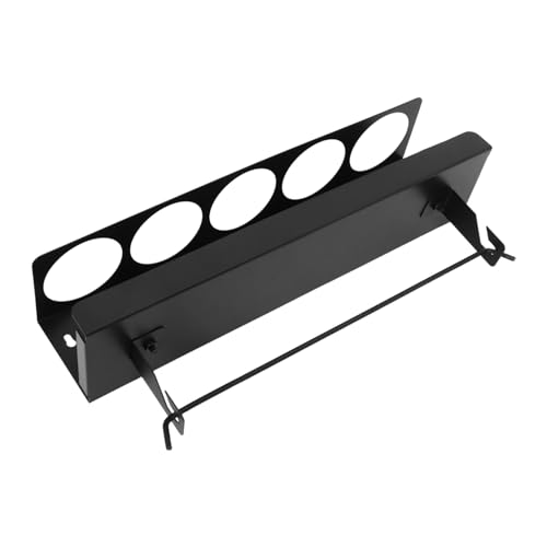 Housoutil Flaschenregal Papierhalter Gewürzflaschen Organizer Aerosolspray Organizer Arbeitsbereich Toilettenpapier Wandmontiertes Werkzeugregal Eisen von Housoutil