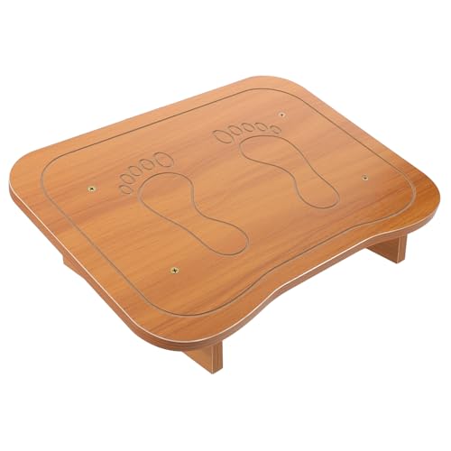 Housoutil Fußhocker Schreibtisch Fußstütze Aus Holz Rutschfester Fußhocker Für Büro Und Zuhause Praktisch Und Platzsparend von Housoutil