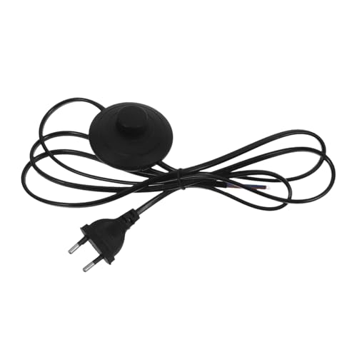 Housoutil Fußschalter Verlängerungskabel für Stehlampe mit Fußpedal Schalter Stromkabel Euro stecker Schwarz Energieeffizient und Sicher für Wohnzimmer Schlafzimmer Bürosteuerung Housoutil Fußschalter Verlängerungskabel für Stehlampe mit Fußpedal Schalter Stromkabel Euro stecker Schwarz Energieeffizient und Sicher für Wohnzimmer Schlafzimmer Bürosteuerung von Housoutil