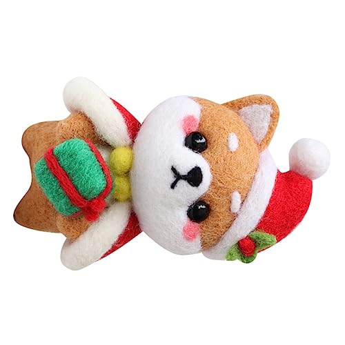 Housoutil Handgefertigtes Shiba Inu Wollfilz DIY Nadelfilzen Materialpaket für Anfänger und Fortgeschrittene Bastelzubehör Weihnachtsdeko Teilig Housoutil Handgefertigtes Shiba Inu Wollfilz DIY Nadelfilzen Materialpaket für Anfänger und Fortgeschrittene Bastelzubehör Weihnachtsdeko Teilig von Housoutil
