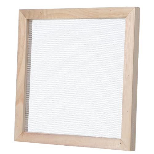 Housoutil Holz Papierherstellungsrahmen Natürlicher DIY Papiermold für Stabiles Sicheres und Tragbares Bastelset für Schulprojekte und Traditionelle Handwerksarbeit Housoutil Holz Papierherstellungsrahmen Natürlicher DIY Papiermold für Stabiles Sicheres und Tragbares Bastelset für Schulprojekte und Traditionelle Handwerksarbeit von Housoutil