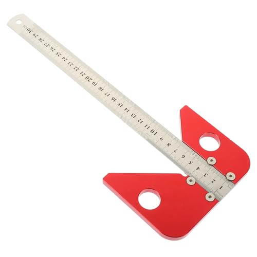Housoutil Holzbearbeitungs zentralmesser Winkel Lineal Markierwerkzeug Präzises Robustes Messgerät für Exakte Kreismitte und Mittellinien Vielseitig für Möbelbau und Schreinerarbeiten Housoutil Holzbearbeitungs zentralmesser Winkel Lineal Markierwerkzeug Präzises Robustes Messgerät für Exakte Kreismitte und Mittellinien Vielseitig für Möbelbau und Schreinerarbeiten von Housoutil