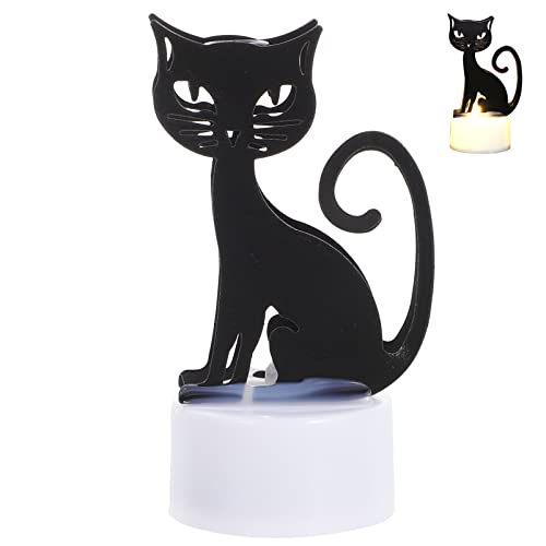 Housoutil Halloween Led Kerzenlicht Dekoration Katze Flackernde Elektronische Kerzen Für Halloween Party Tischdeko Und Außenbereich Hochwertige Eisenmaterialien Für Familien Und Freunde Housoutil Halloween Led Kerzenlicht Dekoration Katze Flackernde Elektronische Kerzen Für Halloween Party Tischdeko Und Außenbereich Hochwertige Eisenmaterialien Für Familien Und Freunde von Housoutil