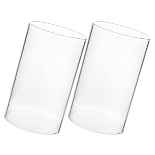 Housoutil Kerzenhülse Glas 2Pcs Glaskerzenhalter Kerzenhalter Hülle Klares Glaszylinder Kerzenhalter Schornstein Offen ?ffneter Kerzenschattenglas Lampen Schatten Ersatz S Windlichter Glas Housoutil Kerzenhülse Glas 2Pcs Glaskerzenhalter Kerzenhalter Hülle Klares Glaszylinder Kerzenhalter Schornstein Offen ?ffneter Kerzenschattenglas Lampen Schatten Ersatz S Windlichter Glas von Housoutil