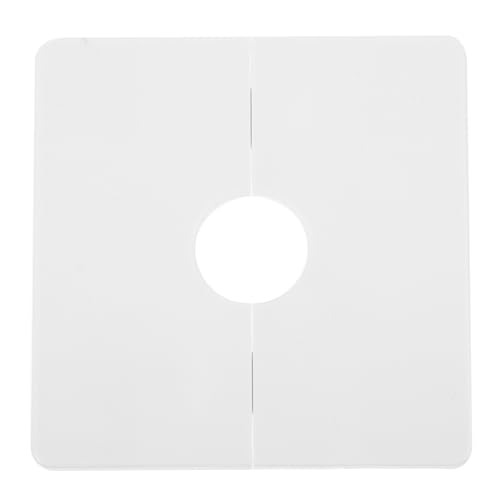 Housoutil Klempner-abdeckplatten Für Wände Wc-flansch Duschflansch Geteilter Flansch Rohrabdeckungen Für Die Wand Rosette Dusche Schild Klimaanlage Loch Deckel Pvc Flanschring Folio Weiß von Housoutil