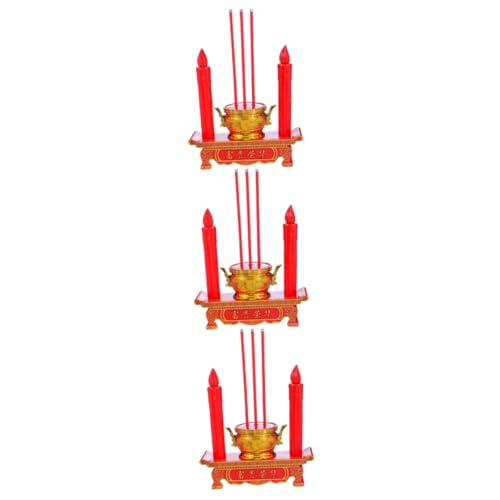 Housoutil 3stücke Elektronische Kerze Censer Flameless Kerzenlichter Dekorative Batteriebetriebene Kerze Für Hochzeiten Und Feiern Ohne Batterie von Housoutil