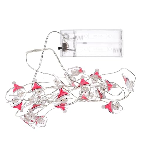 Housoutil LED Lichterkette Weihnachtsmann Form Leds Warmweiß Kupferdraht Batteriebetrieben Ohne Batterien Weihnachtsdeko Party Tisch Baumbeleuchtung Housoutil LED Lichterkette Weihnachtsmann Form Leds Warmweiß Kupferdraht Batteriebetrieben Ohne Batterien Weihnachtsdeko Party Tisch Baumbeleuchtung von Housoutil
