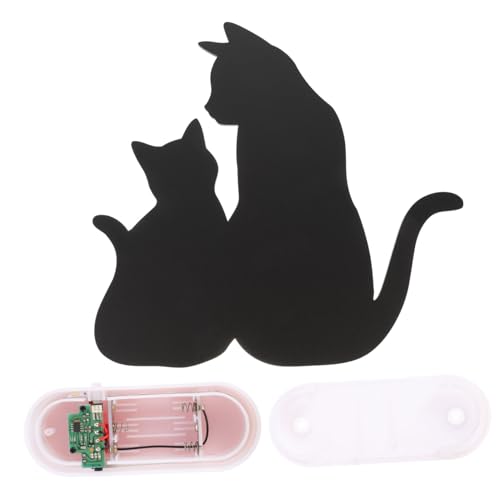 Housoutil Katzen-sound-control-licht Led-katzen-wandleuchte Sound-control-nachtlicht Cartoon-katzen-nachtlicht Nachtlicht Wandlampe von Housoutil