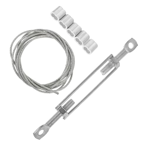 Housoutil Leichtes Gerüstseil Befestigungsset aus Langlebigem Aluminium Multifunktionaler Drahtspanner mit Sicherheitsfunktion Ersatzteile für Gerüstbau und Bauarbeiten von Housoutil