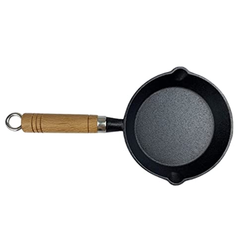 Housoutil Mini Bratpfanne Eierpfanne Kleine Pfanne Pancake Pfanne 16cm Antihaftbeschichtung Universalpfannen für Camping Kochen Steaks Eierbrötchen Frühstückseier Induktionsherd Gasherd von Housoutil