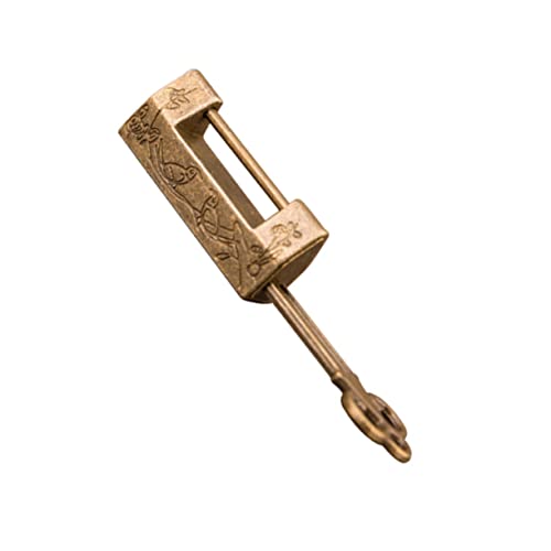 Housoutil Vintage-schloss Mini-vorhängeschloss Riegel Aus Kupfer Für Schmuckschatullen Dekorative Verwendung von Housoutil