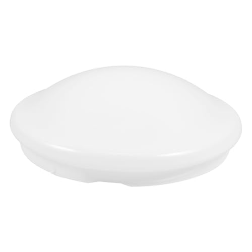 Housoutil Runde Deckenleuchtenabdeckung aus Robustem PC material Lichtdurchlässiger Lampenschirm Ersatz Flexibel für Decken Pendelmontage Verschleißfest Modern für Wohnräume Geeignet von Housoutil
