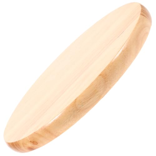 Housoutil Runder Hocker Aus Massivem Holz Weißes Hocker Ersatz Esszimmersitzbrett Tragbarer Hocker Hocker Für Drinnen Und Draußen Hocker Holzsitz Barhocker Reparaturteil Runder Sitz von Housoutil