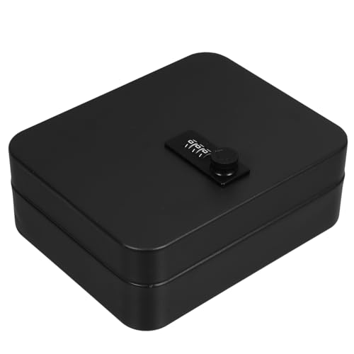 Housoutil Schlüsselspeicherbox Schlüssel Organizer Key FOB -Halter Schlüsselhalter Schlüsselschränke Schlüsselspeicherorganisator Schlüsselbrett zur Wandmontage Key Lockbox Stahlplatte von Housoutil