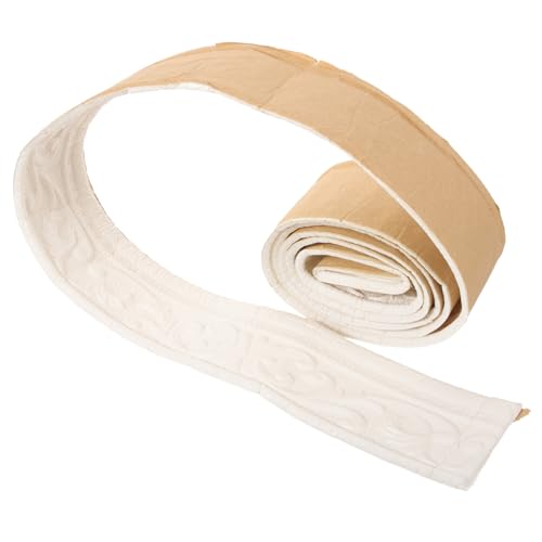 Housoutil Selbstklebende Schaumstoff wandleiste Flexible Wasserfeste Eckleiste mit Geschnitztem Muster Stoßfest und Zuschneidbar Wandkante Schutz und Dekorativer Wandsockel von Housoutil