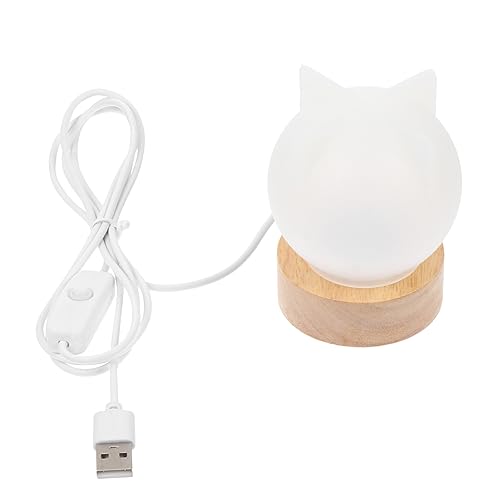 Housoutil Silicone Ball Lampe Form mit Lichtbasis Diy Kristallkugel Silikonform für Dekoration Globe Form Einfach zu Verwenden und Robust von Housoutil