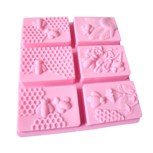 Housoutil Silikon Backform Sechseckig für DIY Kuchen und Seifenherstellung Langlebige sechseckige Gießform Vielseitig für Eiswürfel Pudding und Kreative Haushaltsanwendungen Zufällige Farbe Housoutil Silikon Backform Sechseckig für DIY Kuchen und Seifenherstellung Langlebige sechseckige Gießform Vielseitig für Eiswürfel Pudding und Kreative Haushaltsanwendungen Zufällige Farbe von Housoutil