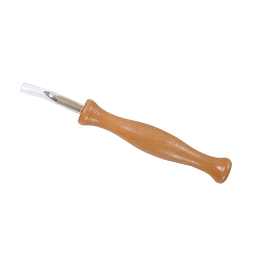 Housoutil Stickerei Nadelwerkzeug mit Holzgriff Punch Needle für Anfänger Leicht Tragbar für DIY Nähprojekte und Handstickerei Langlebig und Sicher von Housoutil