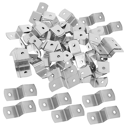 Housoutil Picture Framing Supplies 100 Stück Z-befestigungsklammern Versetzte Für Tischplattenrahmenverbinder Housoutil Picture Framing Supplies 100 Stück Z-befestigungsklammern Versetzte Für Tischplattenrahmenverbinder von Housoutil