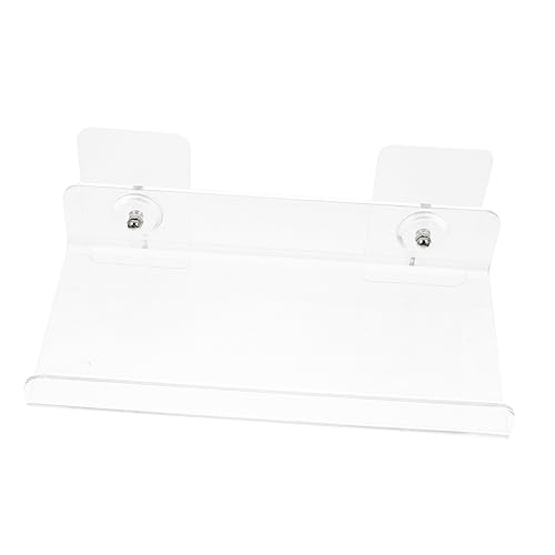 Housoutil Transparenter Präsentationsständer Wände Wand klein hängendes tiefes montieren Vinyl bücherregal Aufzeichnungsregal aufnehmen Schallplattenregale Acryl von Housoutil