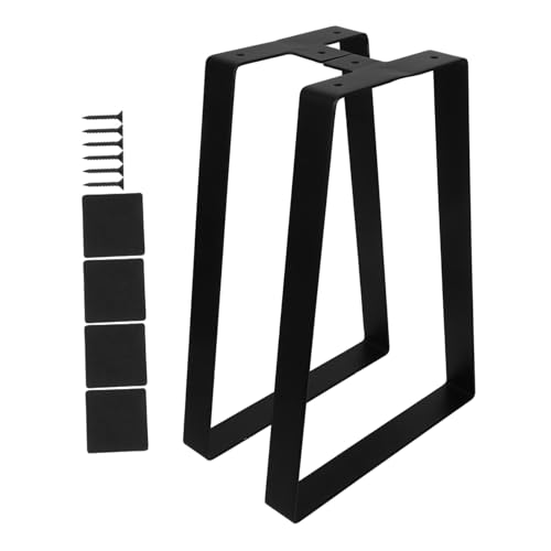 Housoutil Trapezförmigen Tischbeinen Metall Robuste Möbelbeine für DIY Projekte Geeignet für Couchtische Esstische und Gartenmöbel von Housoutil