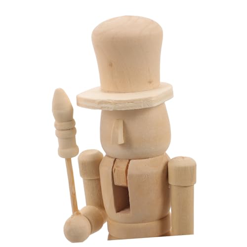 Housoutil Unlackierter Holz DIY Bausatz Bemalbare Weihnachtsdekoration Robuste Holzfigur Kreativer Soldat für Personalisierte Bastelprojekte und Festliche Wohnraumgestaltung Housoutil Unlackierter Holz DIY Bausatz Bemalbare Weihnachtsdekoration Robuste Holzfigur Kreativer Soldat für Personalisierte Bastelprojekte und Festliche Wohnraumgestaltung von Housoutil