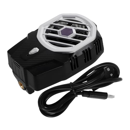 Housoutil Verstellbarer Smartphone Kühler mit Kühlmodi Tragbarer Handy Radiator aus Abs und Aluminiumlegierung Mobiler Kühlventilator für Gaming und Live Streaming Passend für Typ von Housoutil