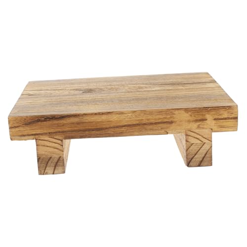 Housoutil Vintage Holz Hocker mit Stabilem Massivholzgestell Rutschfestem Tritthocker für Haushalt Garten und Büro Kleiner Multifunktionaler Sitzhocker für Desktop und Wohnraumdekoration Housoutil Vintage Holz Hocker mit Stabilem Massivholzgestell Rutschfestem Tritthocker für Haushalt Garten und Büro Kleiner Multifunktionaler Sitzhocker für Desktop und Wohnraumdekoration von Housoutil