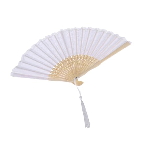 Housoutil Vintage Spitzen faltfächer Weiß Handfächer Retro Chinesischer Stil Tragbar Leicht Für Damen Sommer Accessoire Bühnenauftritt Housoutil Vintage Spitzen faltfächer Weiß Handfächer Retro Chinesischer Stil Tragbar Leicht Für Damen Sommer Accessoire Bühnenauftritt von Housoutil