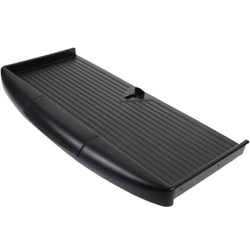 Housoutil herausziehbare Tastaturablage Computer zubehör pc Accessories zubehör für pc Schreibtisch Computerfach unter der Theke Tastaturhalterungssystem ausziehbare Plattform pp Black von Housoutil