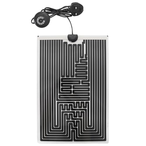 Reptilien-Heizmatte mit 10-stufiger Temperaturregelung, Haustier-Terrarium, Tankwärmer, Matte für Schildkröten, Schlangen, Eidechsen, Schildkröten, Bartdrachen (20 W) von Houtokit