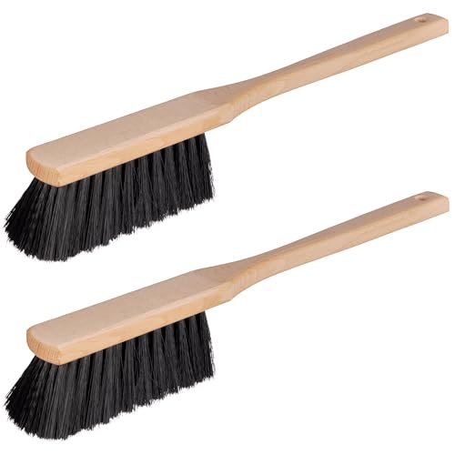 Handfeger Langer Stiel 2er Set, Made in Germany, Handfeger lang, Handbesen mit langem Stiel, Langstiel Handkehrer Handfeger Langer Stiel 2er Set, Made in Germany, Handfeger lang, Handbesen mit langem Stiel, Langstiel Handkehrer von Hovedal