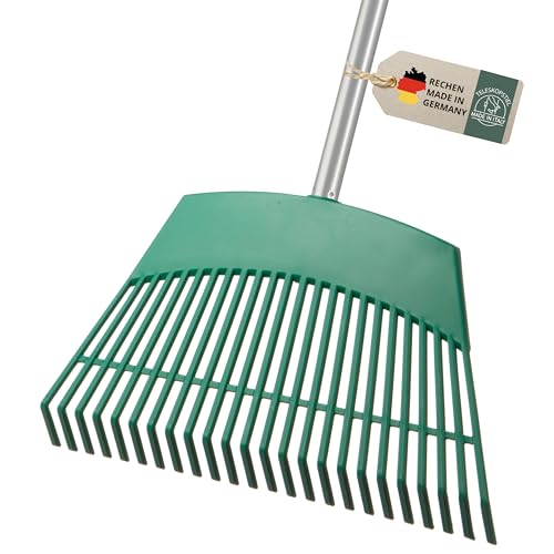 Rechen, Gartenrechen mit Stiel, Rasenrechen, Laubrechen, vielseitiger Garten Rechen, Laubbesen, Laubharke für die Gartenarbeit Rechen, Gartenrechen mit Stiel, Rasenrechen, Laubrechen, vielseitiger Garten Rechen, Laubbesen, Laubharke für die Gartenarbeit von Hovedal