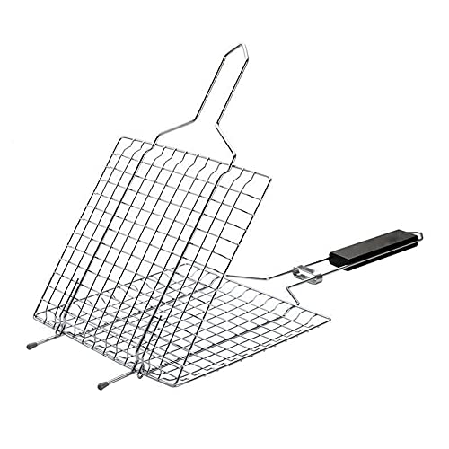 HoveeLuty BBQ Grillkorb Tragbare Metallfische Grill Korb Grill Barbecue Fisch Mesh Klemme BBQ Net Clip Mesh Net Klemme Für Gemüse von HoveeLuty