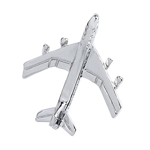 HoveeLuty Flugzeug Brosche Silber Flugbegleiter Krawattennadel Jet Flugabzeichen Brosche Zubehör HoveeLuty Flugzeug Brosche Silber Flugbegleiter Krawattennadel Jet Flugabzeichen Brosche Zubehör von HoveeLuty