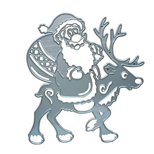 HoveeLuty Weihnachten Schneiden Stirbt Santa Claus Elch Metall Stanze DIY -präge -Schablone Für Scrapbooking von HoveeLuty